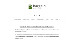 Desktop Screenshot of bargain-magazine.com